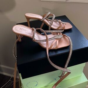 Snake Leather Sandals